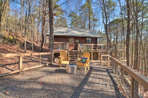Scenic Greers Ferry Cabin with Deck and Fire Pit!